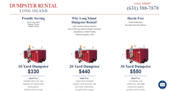 Desktop Screenshot of dumpsterrental-longisland.com